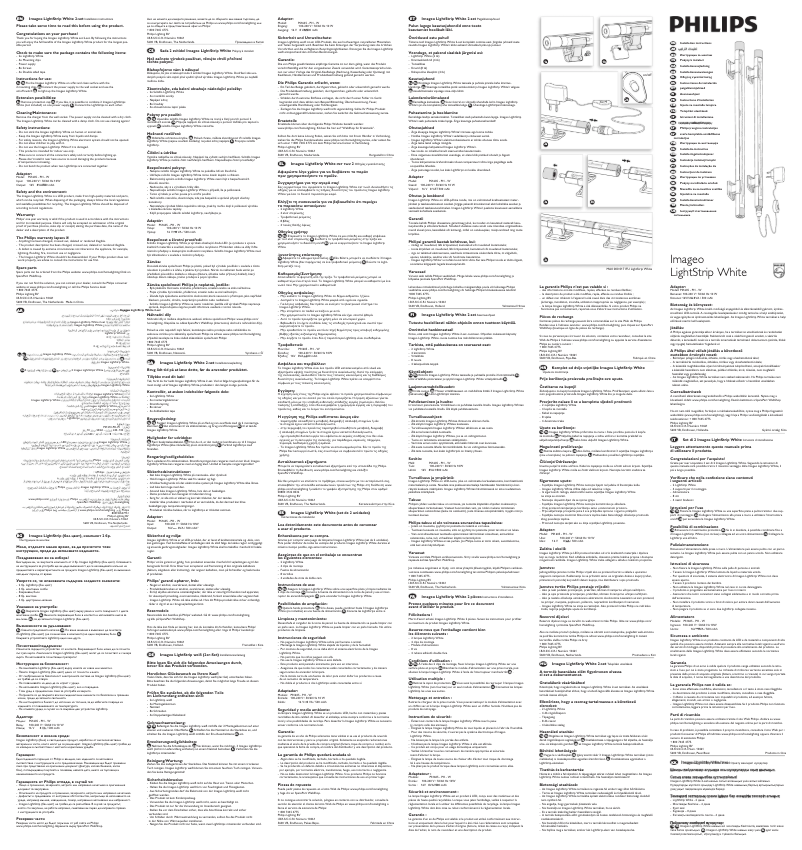 Page n°1 - Manuel utilisateur Philips LightStrip 6913287PH