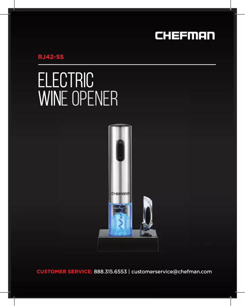 Page n°1 - Manuel utilisateur Chefman RJ42-SS
