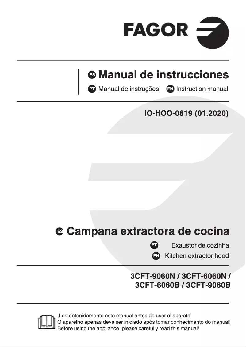 Image de la première page du manuel de l'appareil 3CFT-6060B