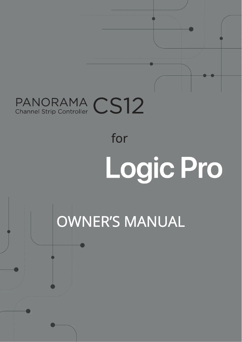 Page n°1 - Manuel utilisateur Nektar CS12