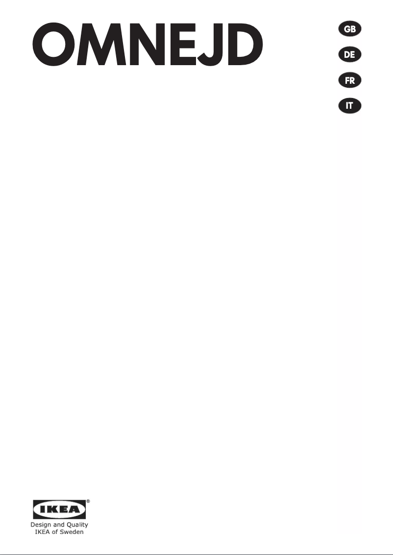 Image de la première page du manuel de l'appareil OMNEJD