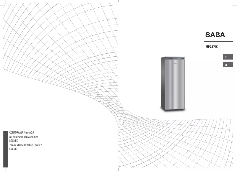 Page 1 de la notice Manuel utilisateur Saba MP237IX