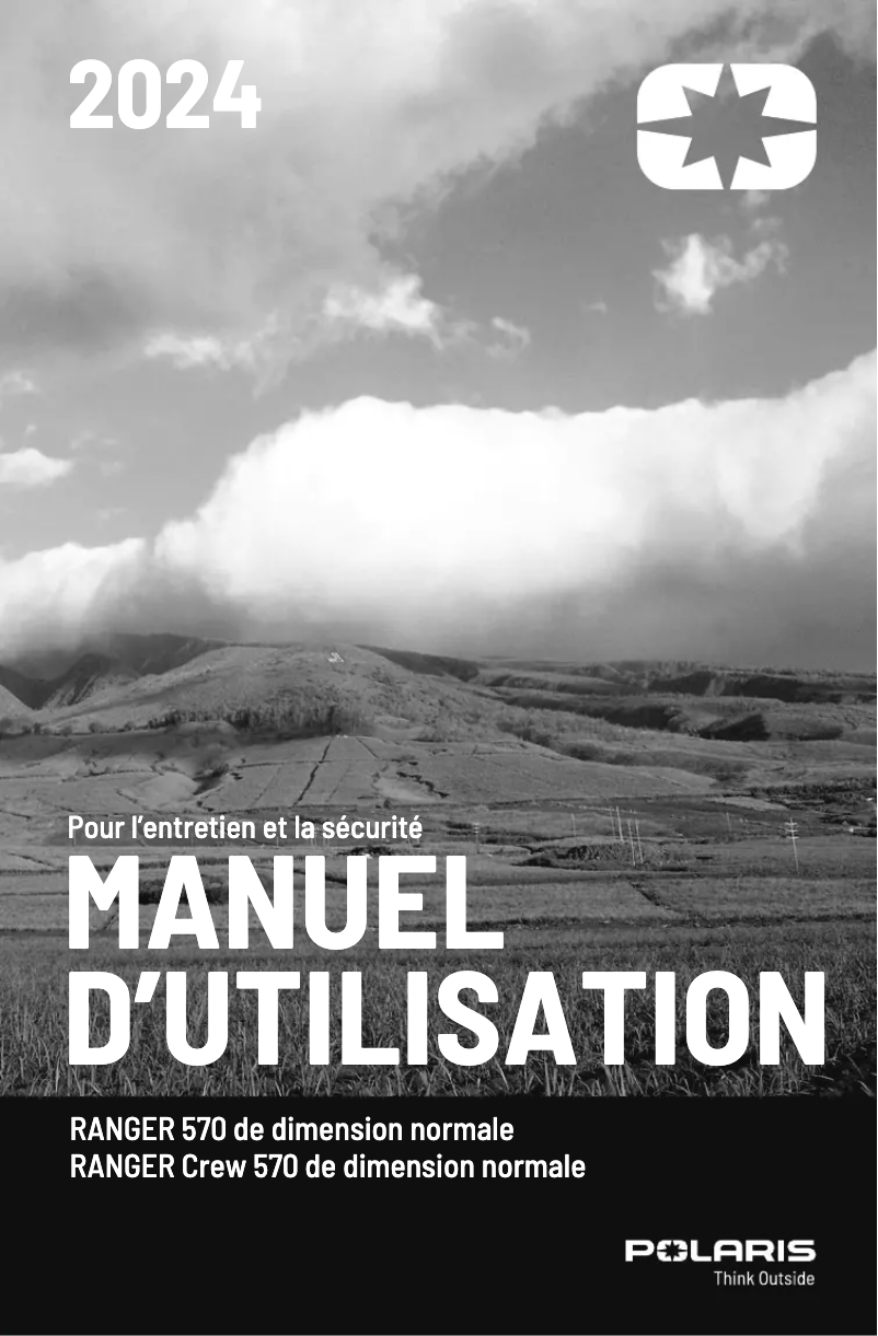 Image de la première page du manuel de l'appareil RANGER 570 (2024)