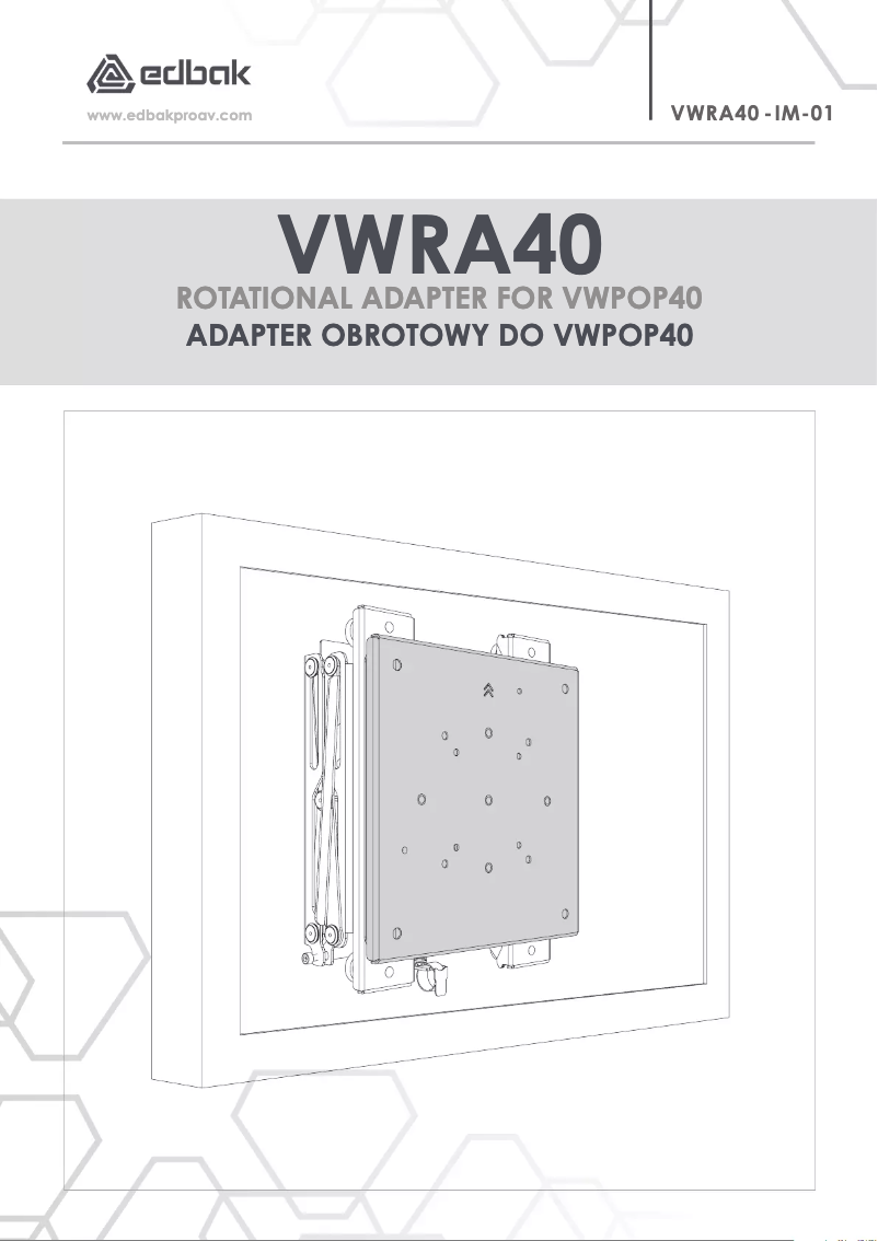 Image de la première page du manuel de l'appareil VWRA40