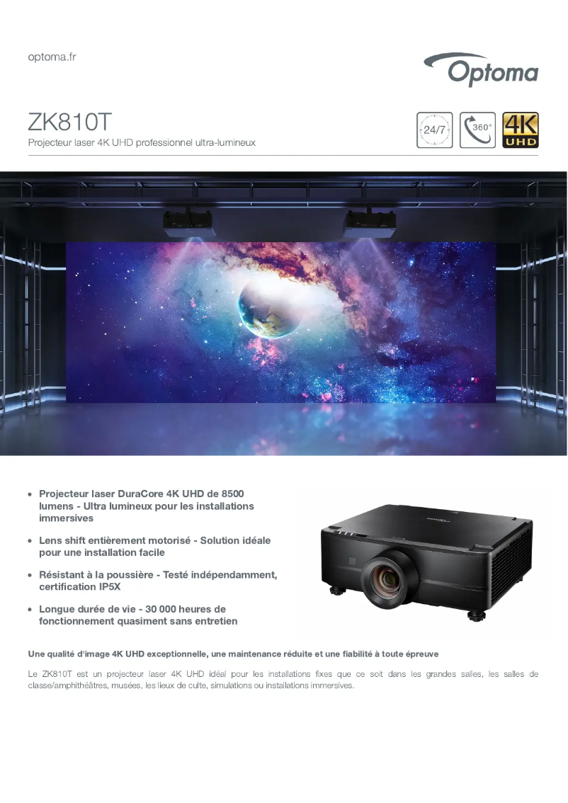 Image de la première page du manuel de l'appareil ZK810T