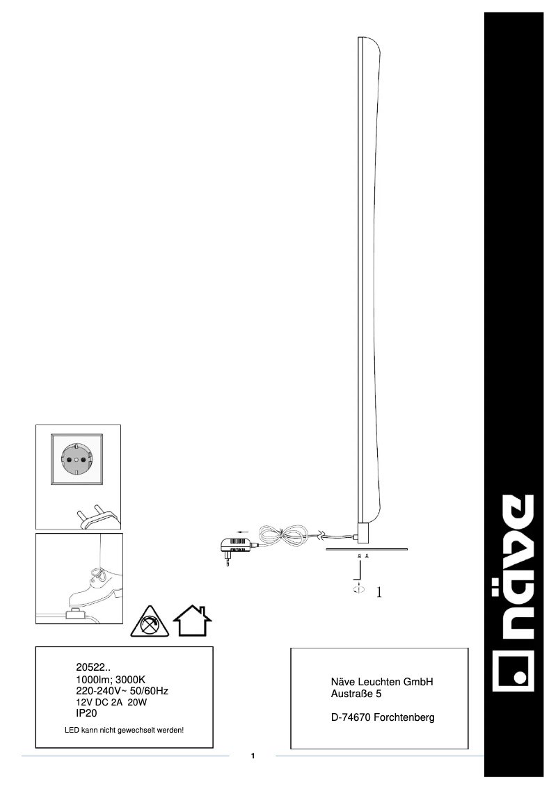 Page n°1 - Manuel utilisateur Näve Bones 2