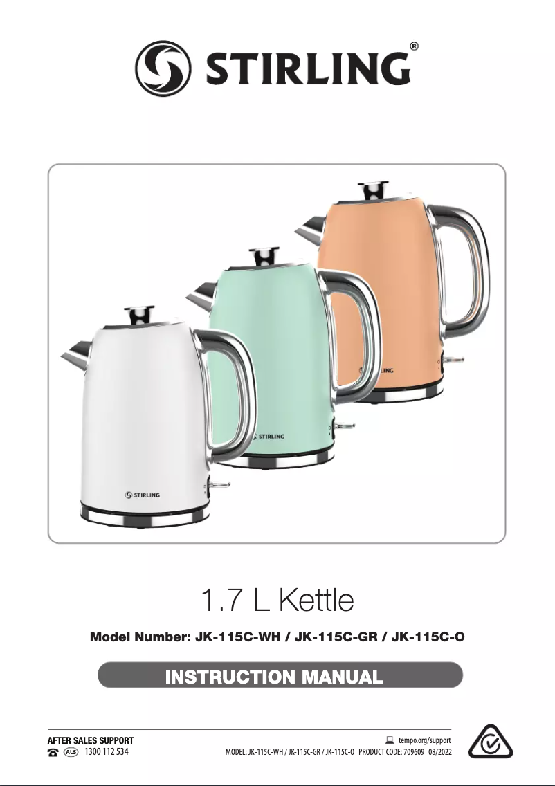 Page 1 de la notice Manuel utilisateur Stirling JK-115C
