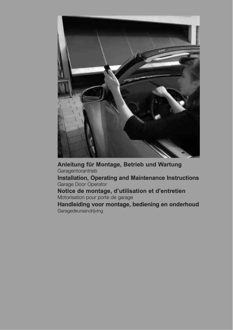 Page 1 de la notice Manuel utilisateur Berner GA201