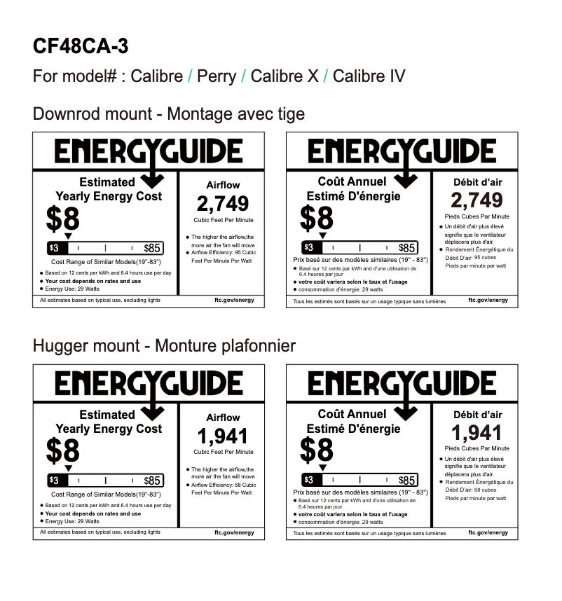 Image de la première page du manuel de l'appareil Calibre XV
