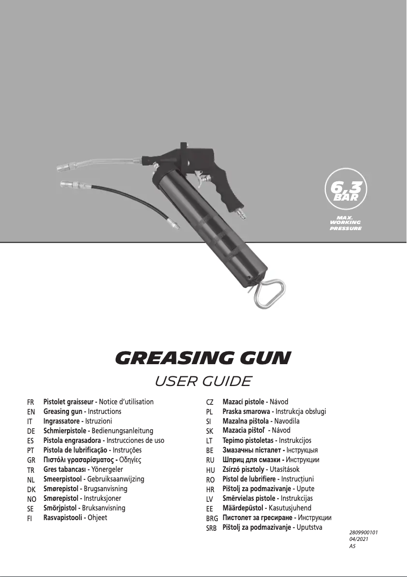 Page 1 de la notice Manuel utilisateur Abac G-911