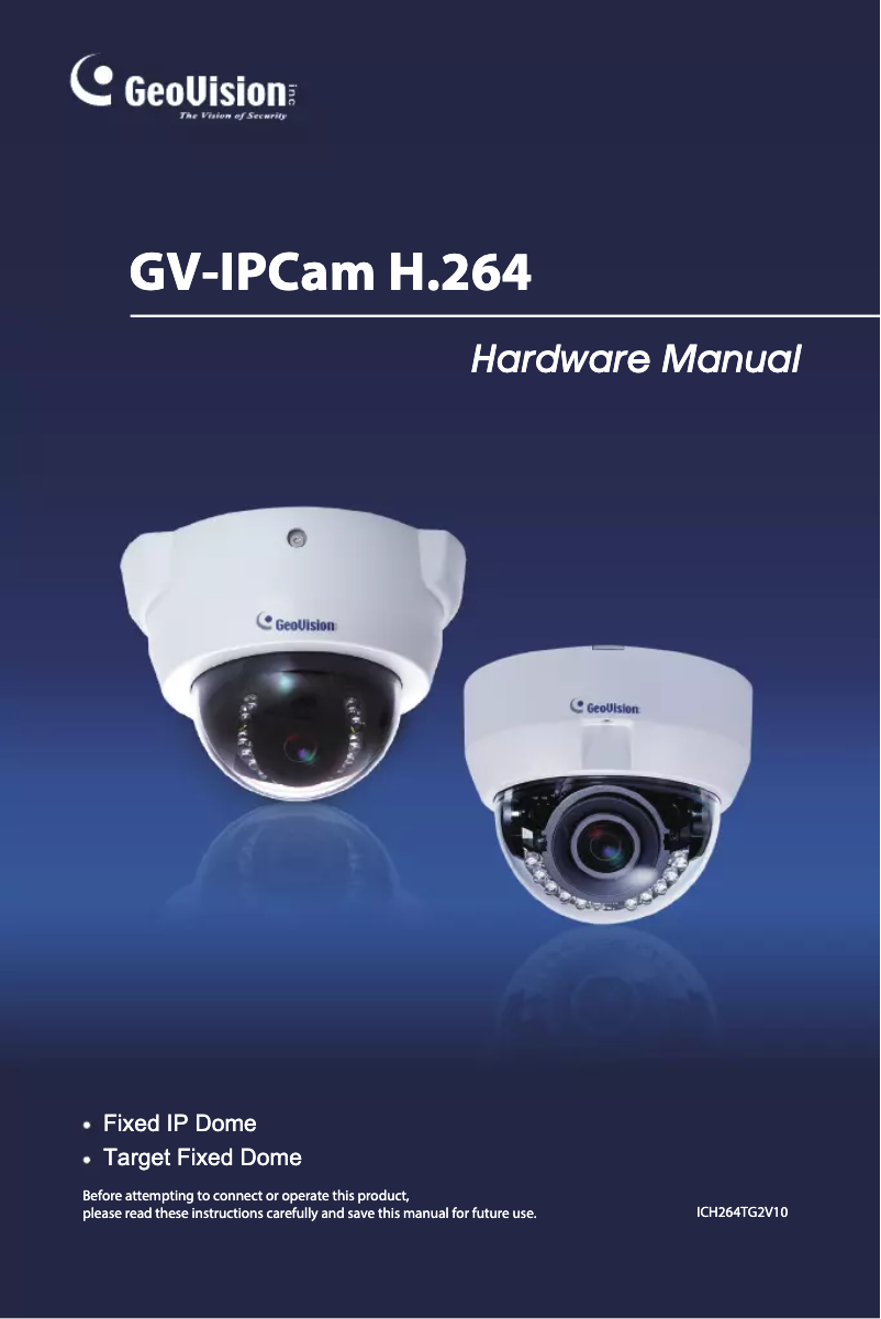 Image de la première page du manuel de l'appareil GV-FD220D