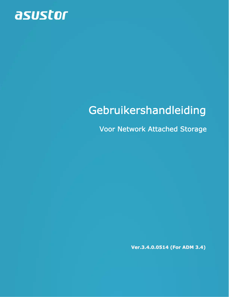 Page 1 de la notice Manuel utilisateur Asustor AS5304T