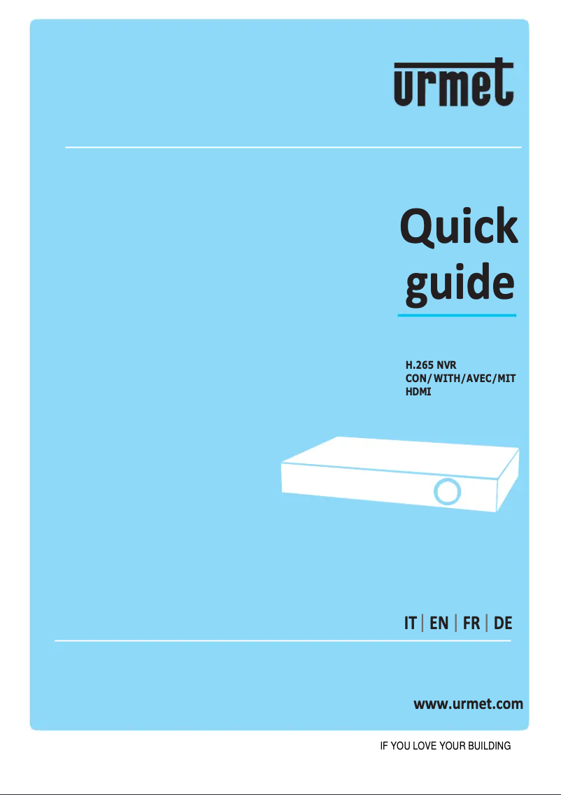 Page 1 de la notice Manuel utilisateur Grothe NVR 1098/334