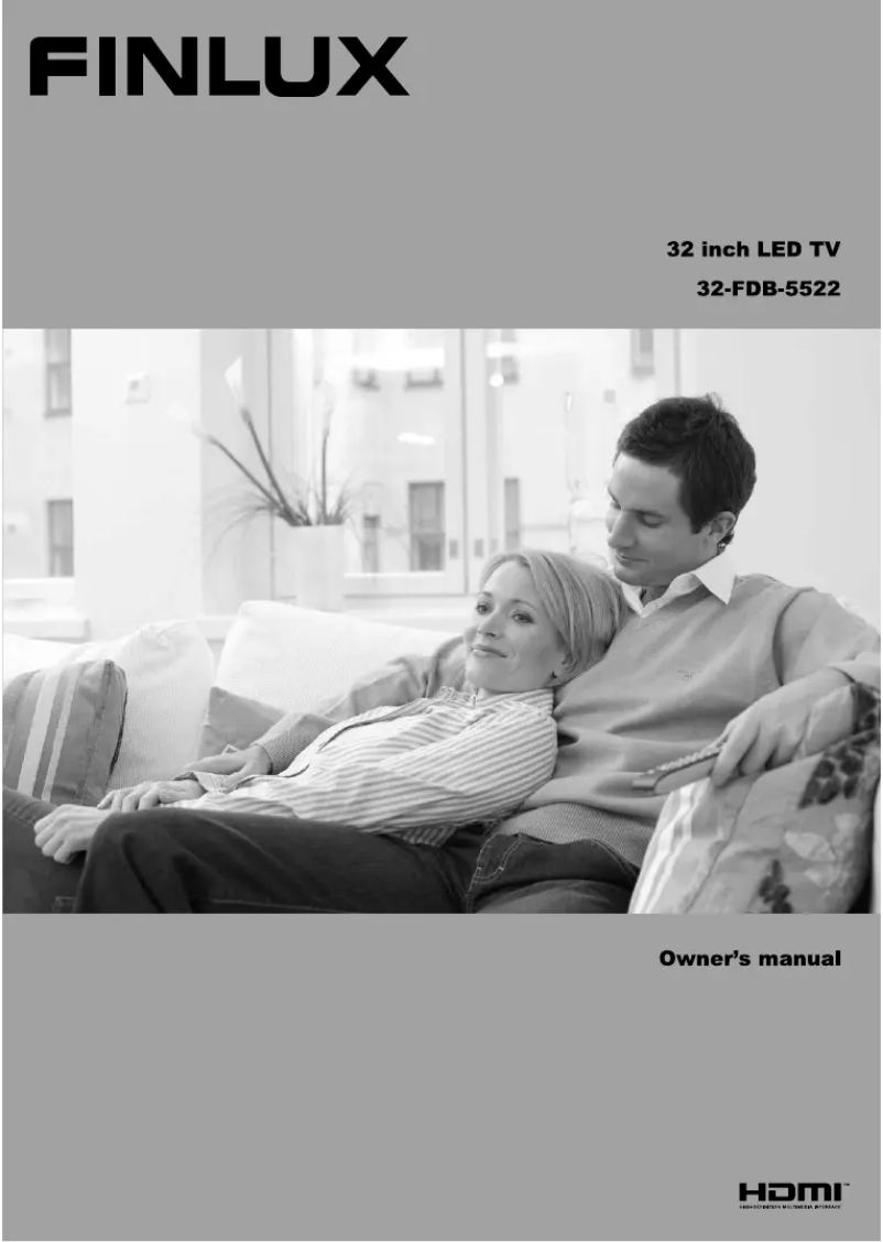 Page 1 de la notice Manuel utilisateur Finlux 32-FDB-5522