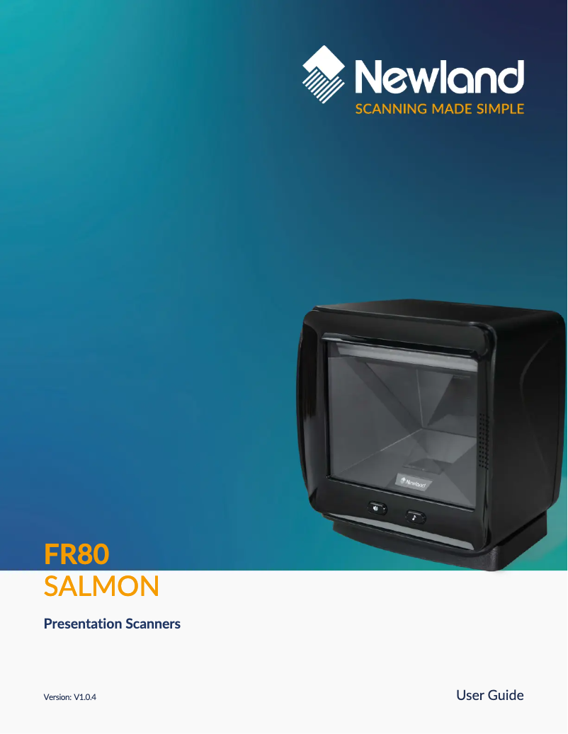 Page 1 de la notice Manuel utilisateur Newland FR80 Salmon