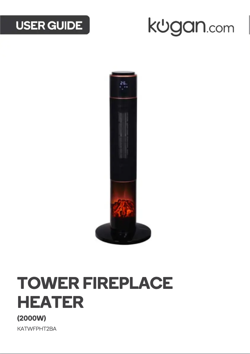 Page 1 de la notice Manuel utilisateur Kogan KATWFPHT2BA