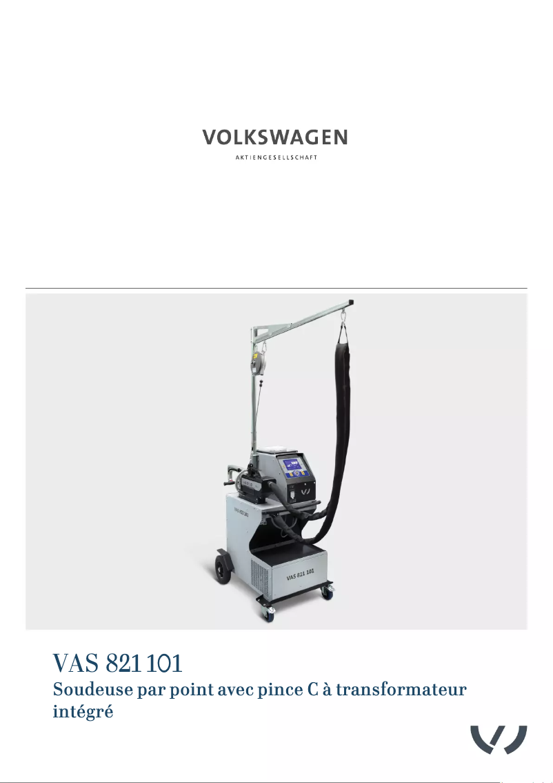 Página 1 del manual Ficha técnica GYS VAS 821 101