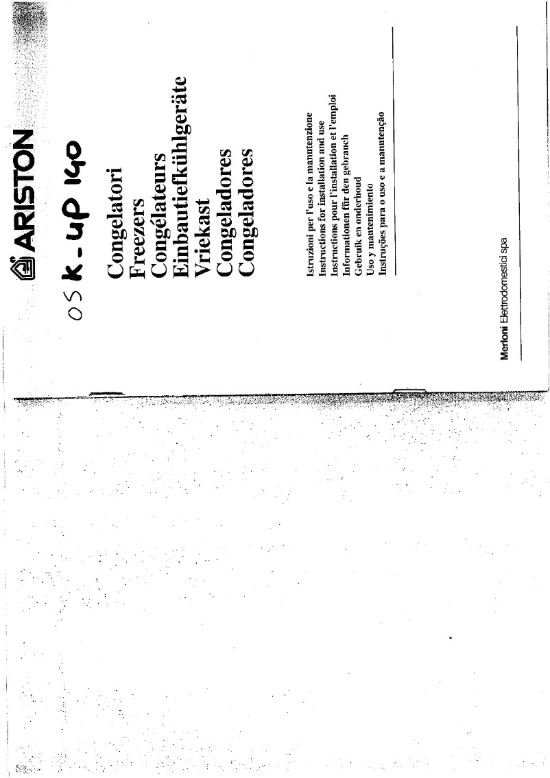 Page 1 de la notice Manuel utilisateur Ariston Thermo OSKUP 140
