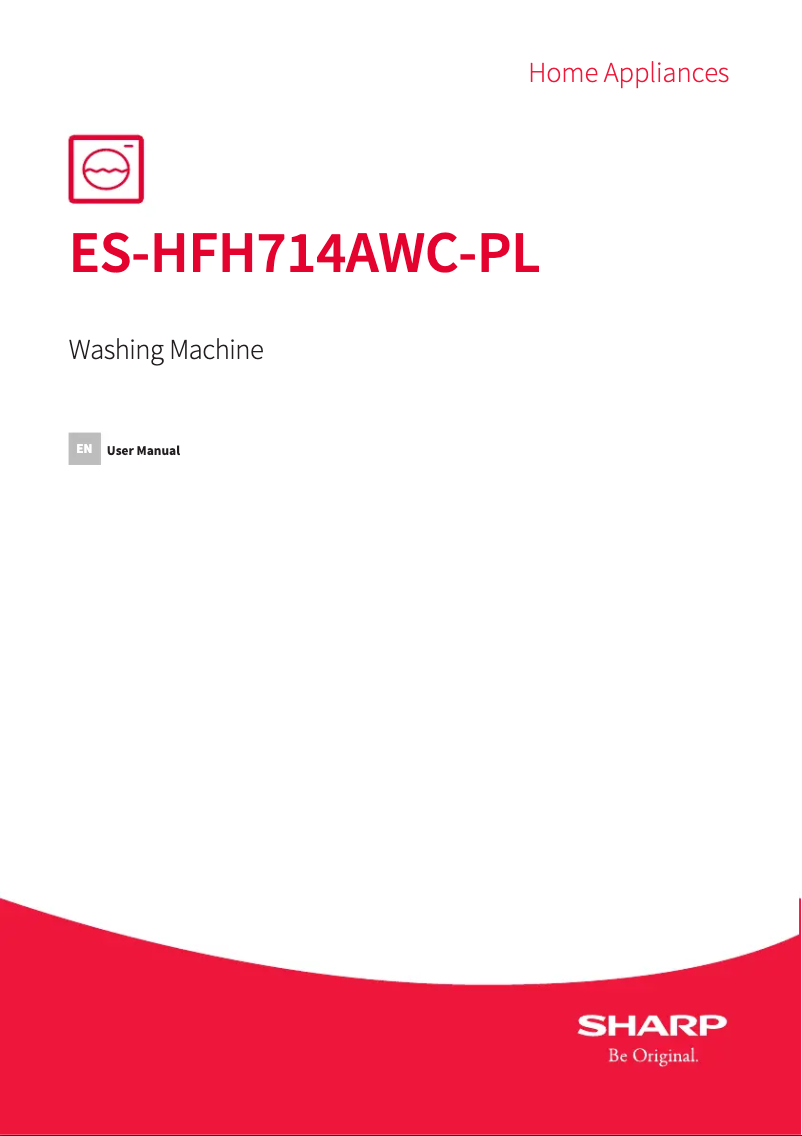 Page n°1 - Manuel utilisateur Sharp ES-HFH714AWC-PL