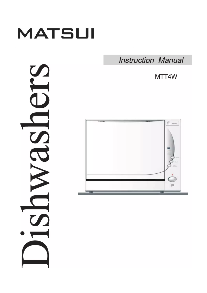 Page n°1 - Manuel utilisateur Matsui MTT4W