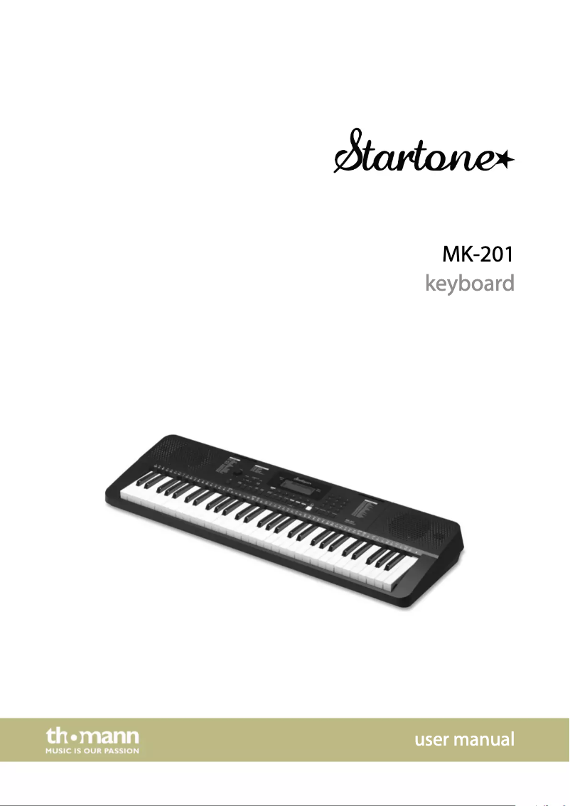 Image de la première page du manuel de l'appareil MK-201