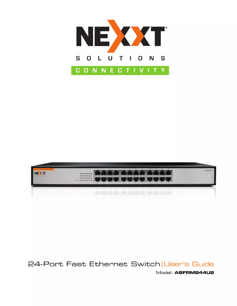 Page n°1 - Manuel utilisateur Nexxt Naxos2400R
