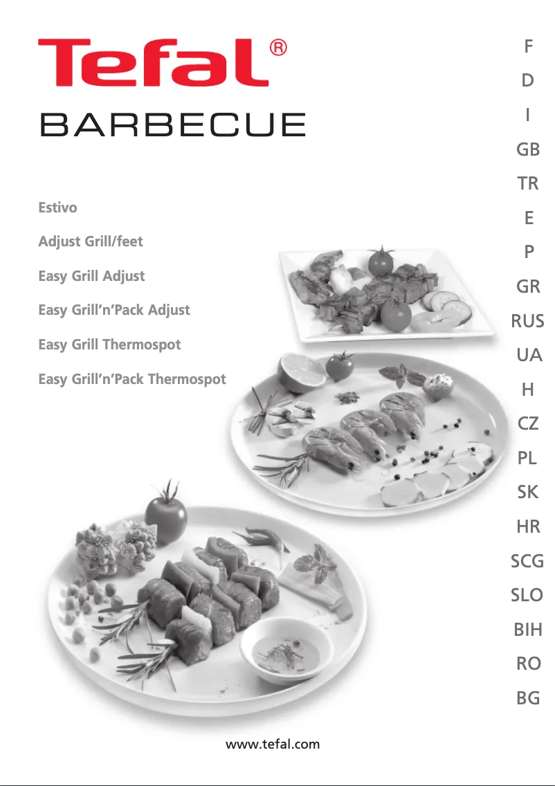 Page 1 de la notice Manuel utilisateur Tefal Adjust BG1205