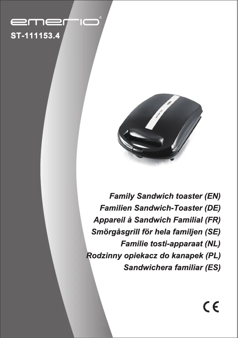 Page 1 de la notice Manuel utilisateur Emerio ST-111153.4