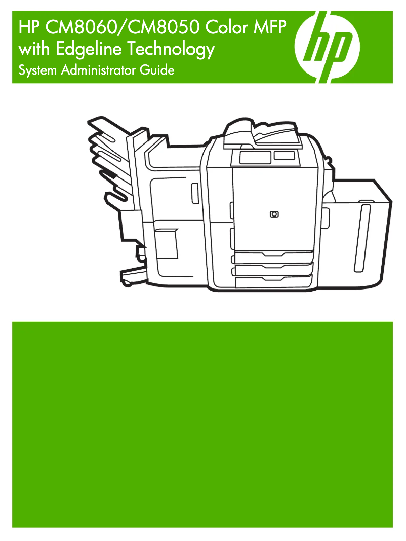 Page 1 de la notice Manuel utilisateur HP Color LaserJet CM8060