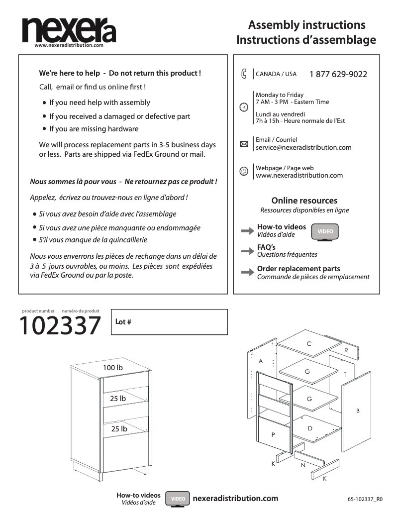 Image de la première page du manuel de l'appareil 102337