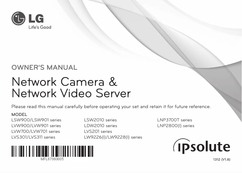 Página 1 del manual Manual de usuario LG LVW901P