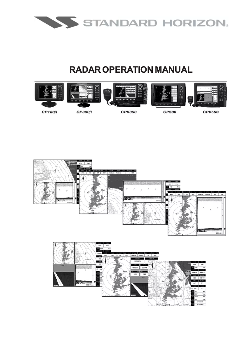 Page 1 de la notice Manuel utilisateur Standard Horizon CP300i