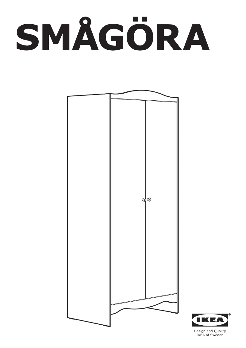 Imagen de la primera página del manual del dispositivo SMÅGÖRA 904.608.94