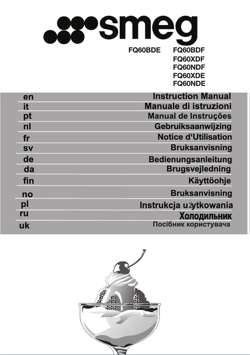 Image de la première page du manuel de l'appareil FQ60BDE