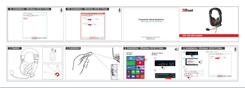 Page n°1 - Manuel utilisateur Trust UHS-330