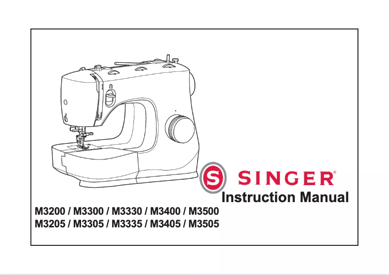 Page n°1 - Manuel utilisateur Singer M3330