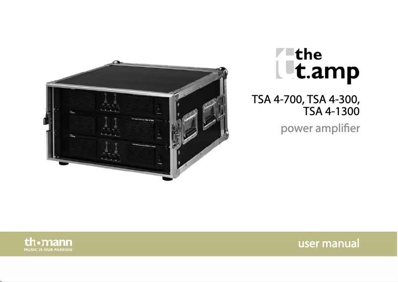 Image de la première page du manuel de l'appareil TSA 4-700