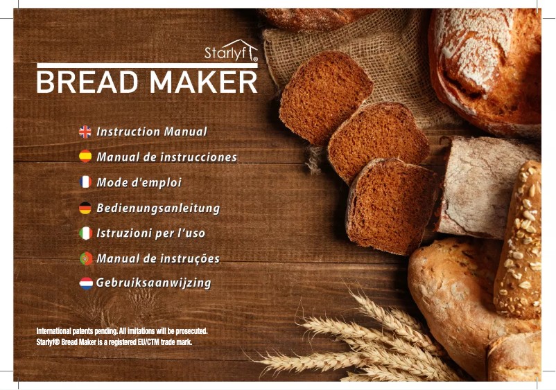 Image de la première page du manuel de l'appareil Bread Maker