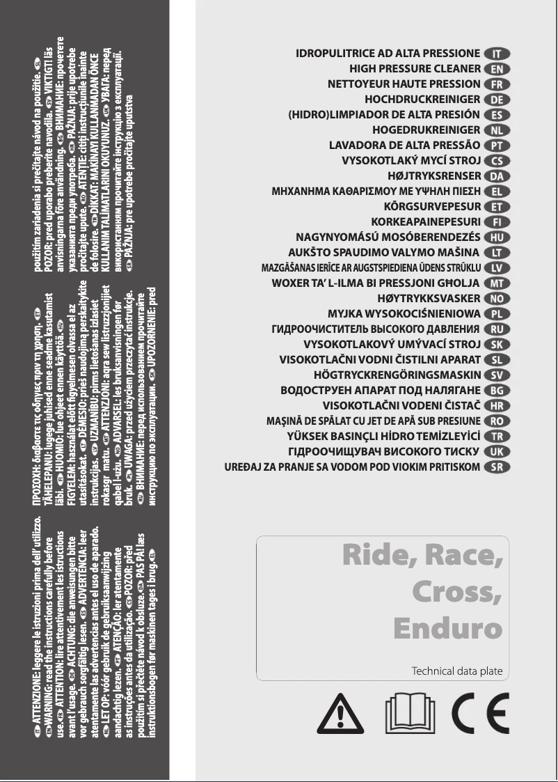 Page n°1 - Manuel utilisateur Lavorwash Enduro 145