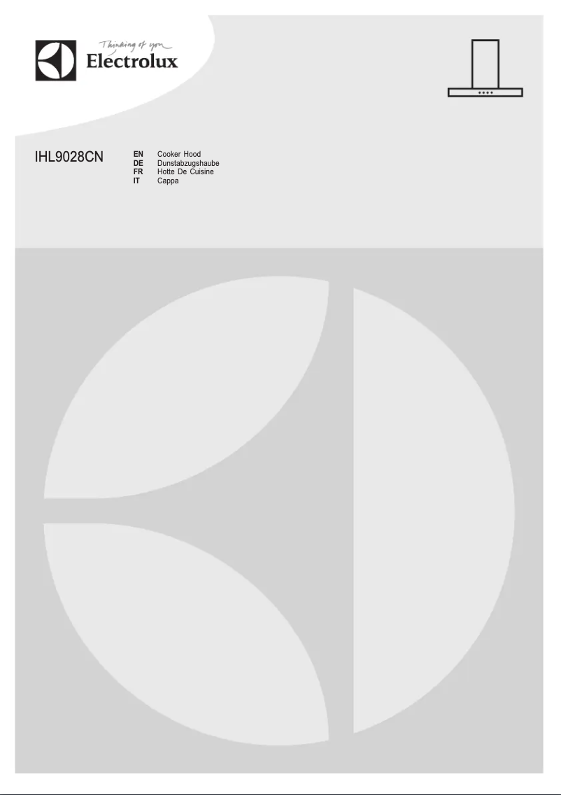 Page n°1 - Manuel utilisateur Electrolux IHL9028CN