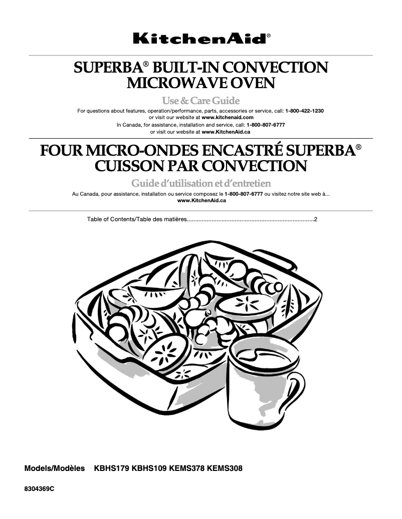 Página 1 del manual Manual de usuario KitchenAid Architect KBHS179SSS