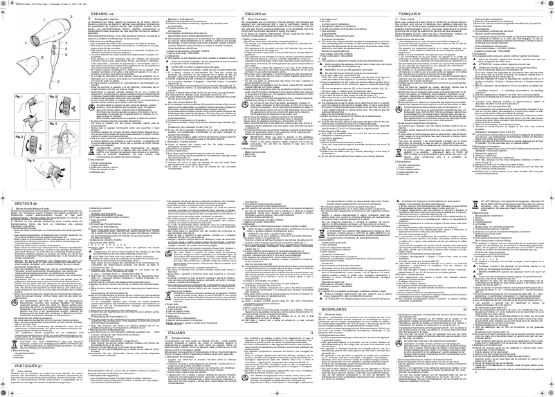 Image de la première page du manuel de l'appareil SP7156 2000 Pro