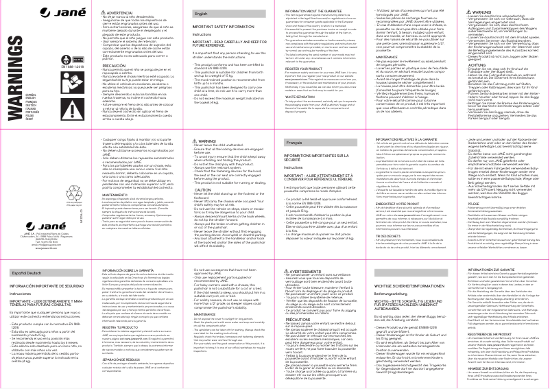 Image de la première page du manuel de l'appareil First Potty