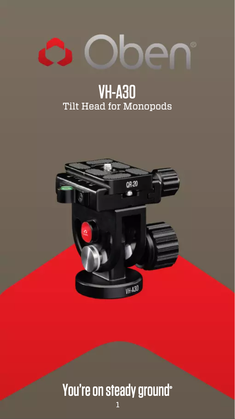 Page 1 de la notice Manuel utilisateur Oben VH-A30