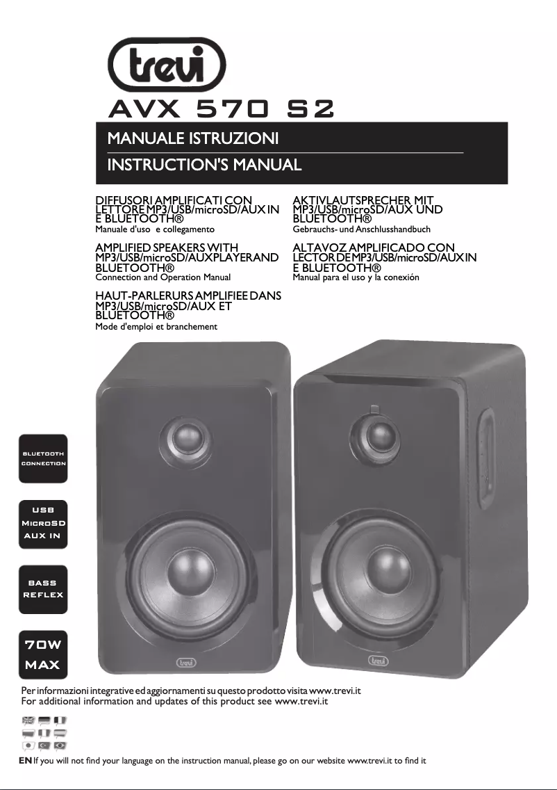 Página 1 del manual Manual de usuario Trevi AVX 570 S2