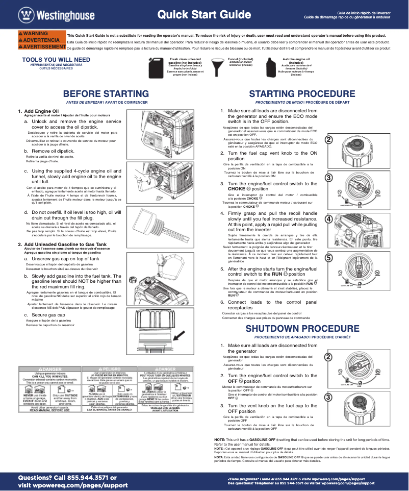 Imagen de la primera página del manual del dispositivo iGen2550c
