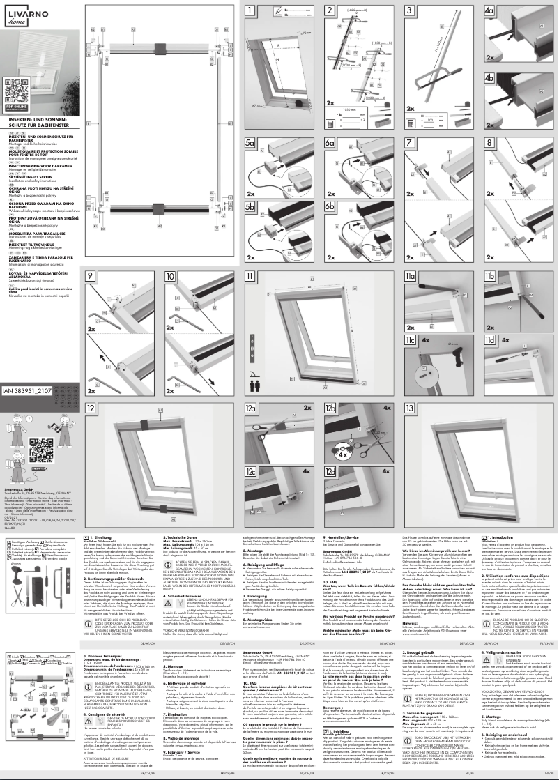 Image de la première page du manuel de l'appareil IAN 383951