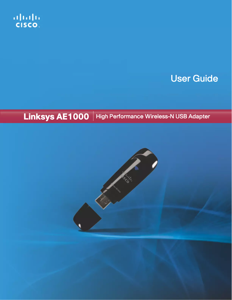 Page 1 de la notice Manuel utilisateur Linksys AE1000