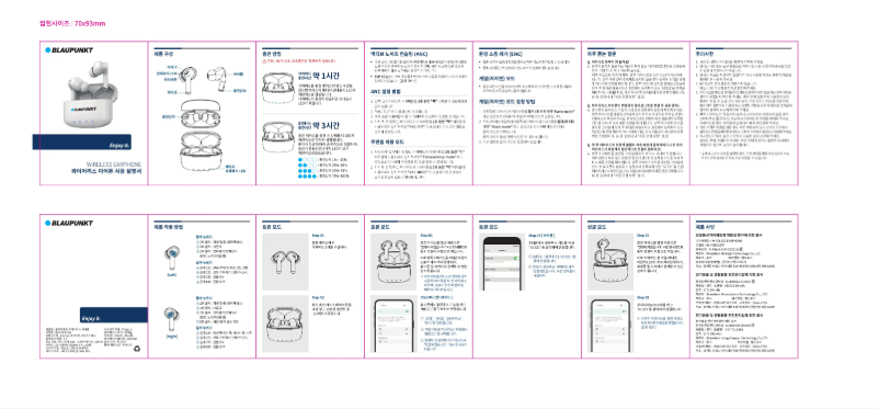 Image de la première page du manuel de l'appareil BLP-BE321