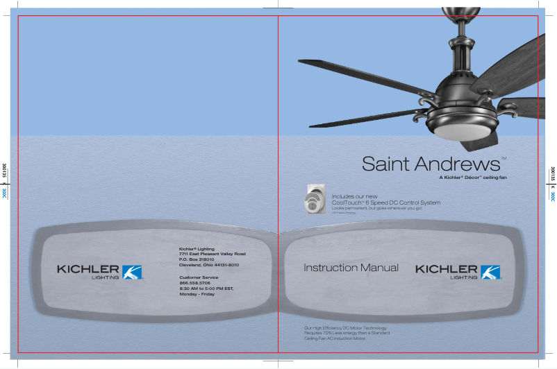 Image de la première page du manuel de l'appareil Saint Andrews